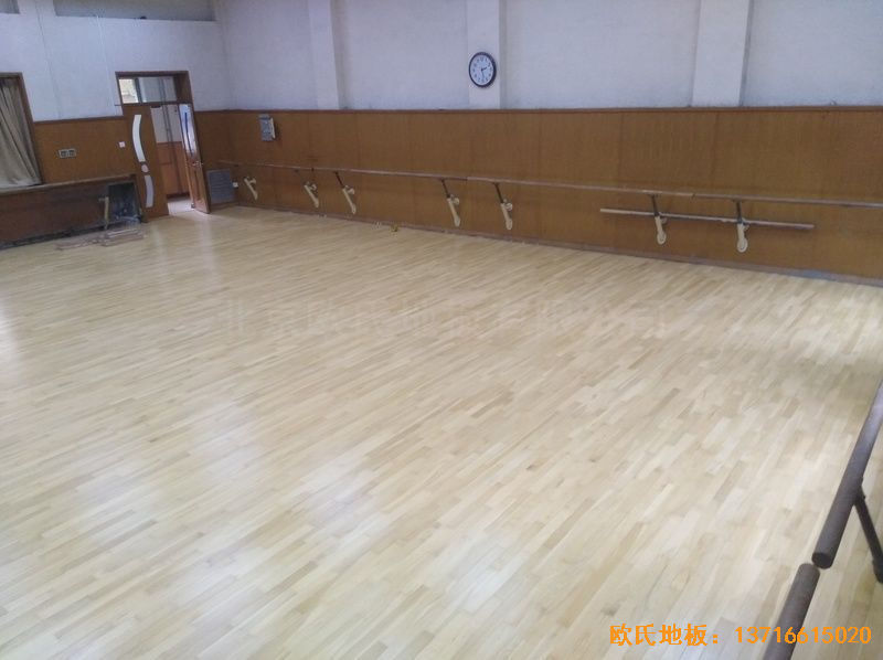 北京舞蹈學院體育木地板安裝案例