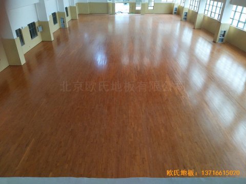 云南蒙自師范體育館運動地板安裝案例