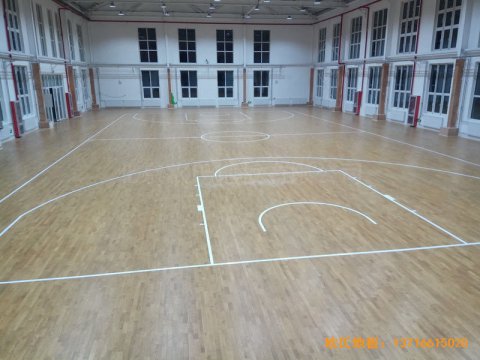 天津西青區梨園監獄籃球館運動木地板