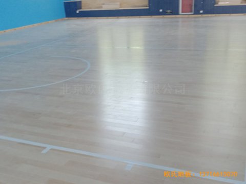 北京順義供電局籃球館體育地板施工案