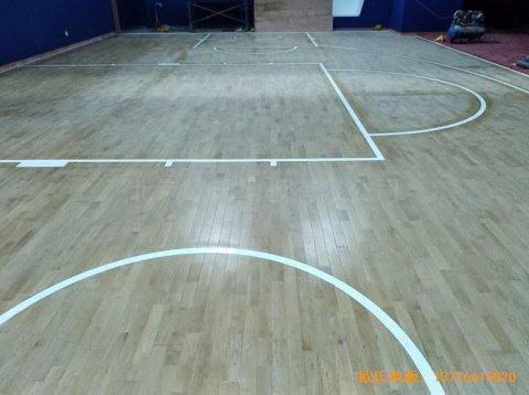 天津魯能城購物中心籃球館體育地板施