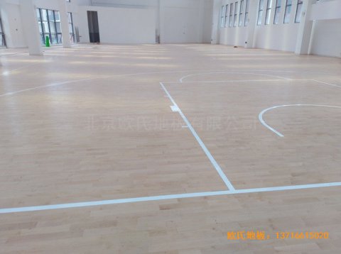 重慶重光小學籃球館運動地板施工案例